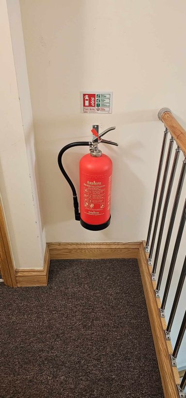 New Extinguisher Installed & Commissioned