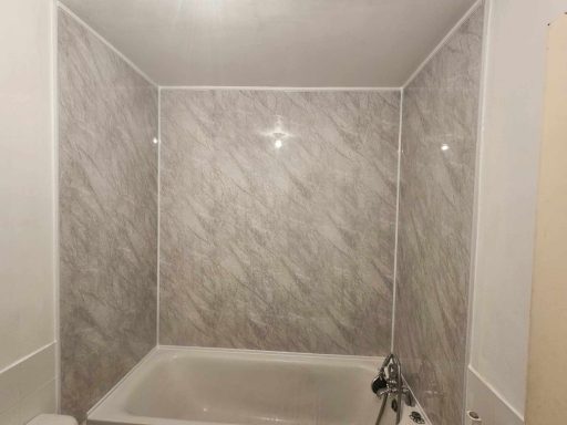 Bathroom with Aqua Board